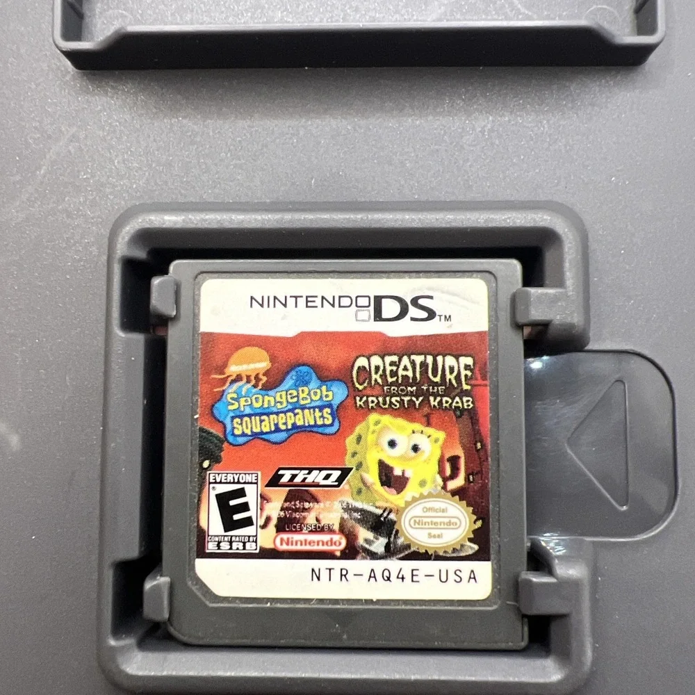 SpongeBob SquarePants Creature from the Krusty Krab Nintendo DS Complete Tested